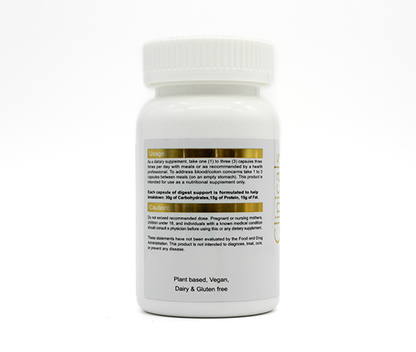 Usage instructions for digestive enzymes for optimal digestive support